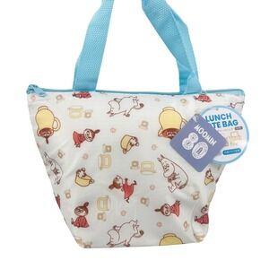 Moomin Japan Lunch Tote Bento Bag Insulated Zippered 80th Anniversary NWT